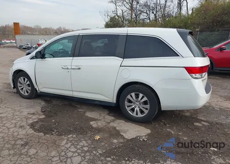 2016 Honda Odyssey Ex-L from USA, damaged, VIN 5FNRL5H61GB076701